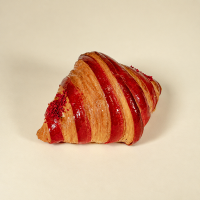 Croissant cu zmeură și vanilie